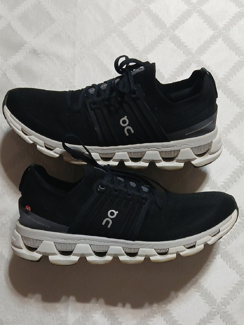 On Cloudswift Black Running Shoes Size 10 Men's